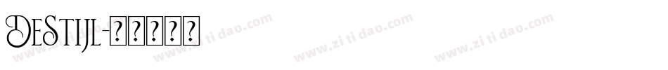 DeStijl字体转换