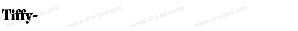 Tiffy字体转换