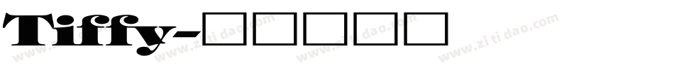 Tiffy字体转换