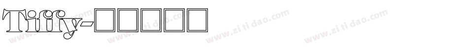 Tiffy字体转换