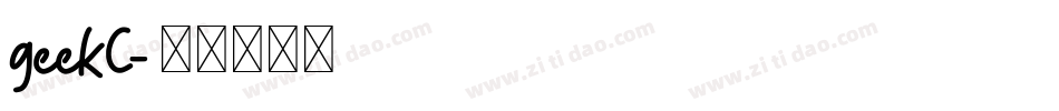 geekC字体转换