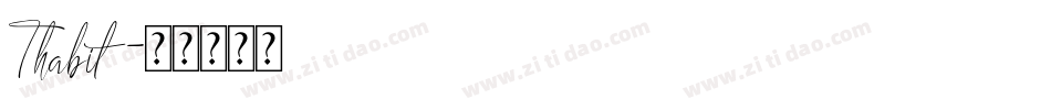 Thabit字体转换