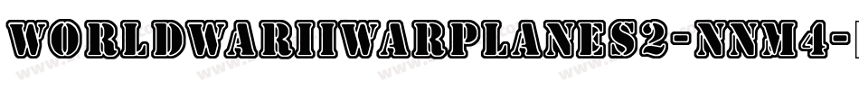 WorldWarIiWarplanes2-nnm4字体转换