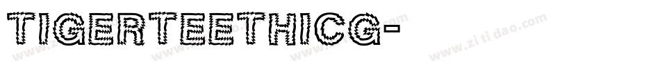 TigerteethICG字体转换