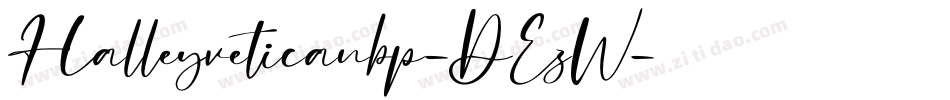 Halleyveticanbp-DEzW字体转换