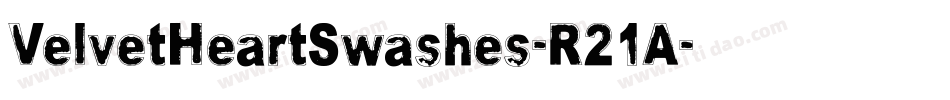 VelvetHeartSwashes-R21A字体转换