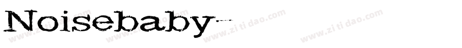 Noisebaby字体转换