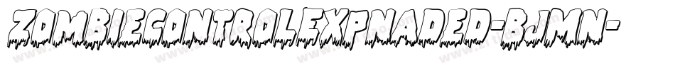 ZombieControlExpnaded-BJMn字体转换
