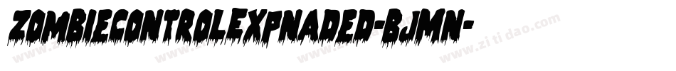 ZombieControlExpnaded-BJMn字体转换