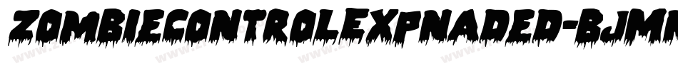 ZombieControlExpnaded-BJMn字体转换