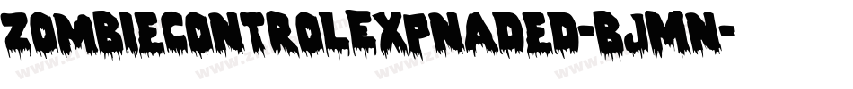 ZombieControlExpnaded-BJMn字体转换