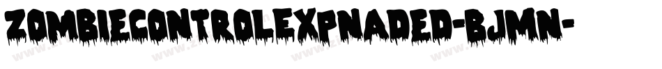 ZombieControlExpnaded-BJMn字体转换
