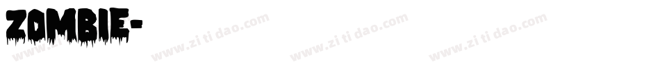 ZOMBIE字体转换