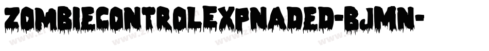ZombieControlExpnaded-BJMn字体转换