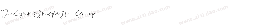 TheGunsSmokeSt-lG1y字体转换