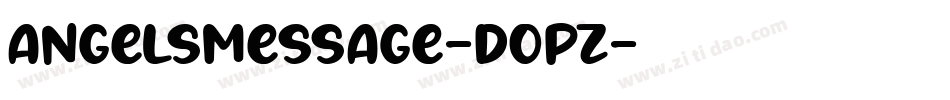 AngelsMessage-dopZ字体转换