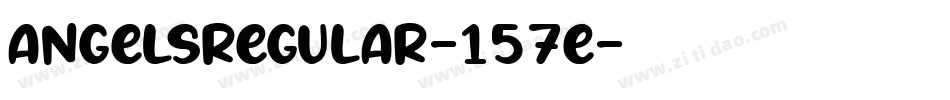 AngelsRegular-157e字体转换