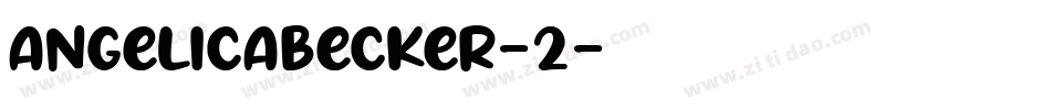 angelicabecker-2字体转换