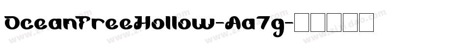 OceanFreeHollow-Aa7g字体转换
