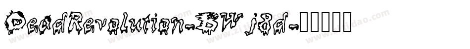 DeadRevolution-BWj8d字体转换