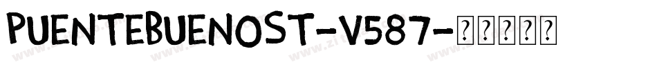 PuenteBuenoSt-v587字体转换