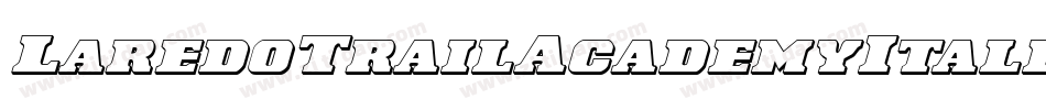 LaredoTrailAcademyItalic-Lgrg字体转换