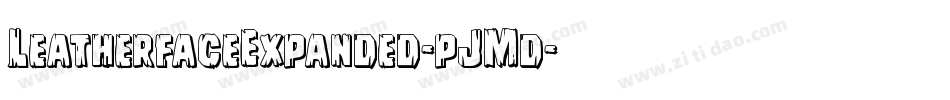 LeatherfaceExpanded-pJMd字体转换