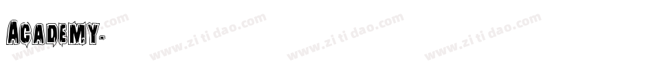 Academy字体转换