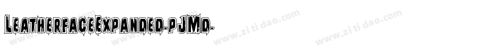 LeatherfaceExpanded-pJMd字体转换
