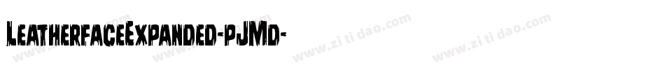 LeatherfaceExpanded-pJMd字体转换
