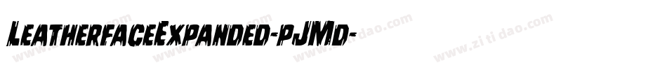 LeatherfaceExpanded-pJMd字体转换