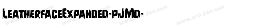 LeatherfaceExpanded-pJMd字体转换