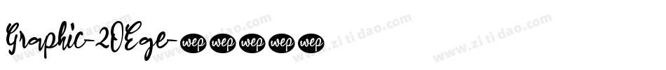 Graphic-2OEge字体转换
