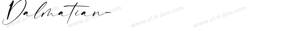 Dalmatian字体转换
