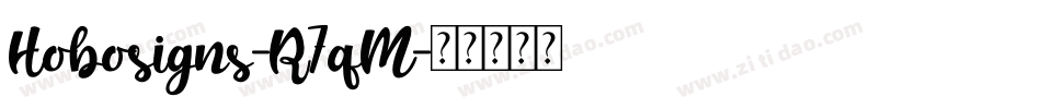 Hobosigns-R7qM字体转换