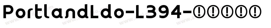 PortlandLdo-L394字体转换