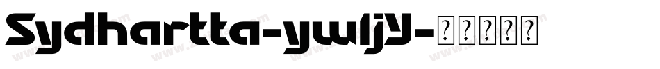 Sydhartta-yw1jY字体转换