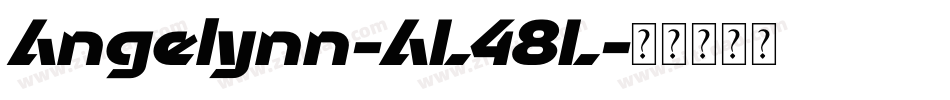 Angelynn-AL48L字体转换