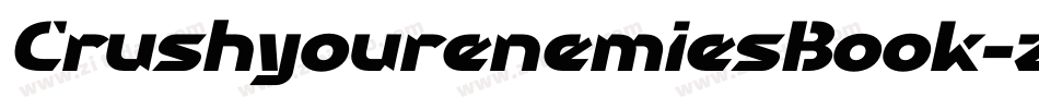 CrushyourenemiesBook-z48L字体转换