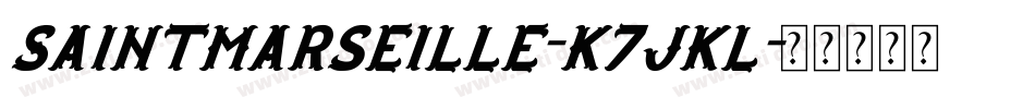 SaintMarseille-K7JKl字体转换