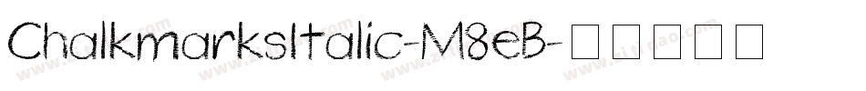 ChalkmarksItalic-M8eB字体转换
