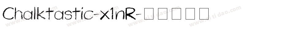 Chalktastic-x1nR字体转换