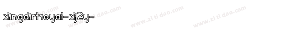 KingDirtRoyal-KJ2y字体转换
