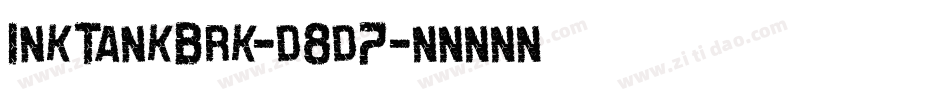 InkTankBrk-d8d7字体转换