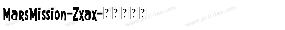 MarsMission-Zxax字体转换