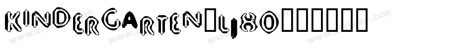 Kindergarten-lj80字体转换
