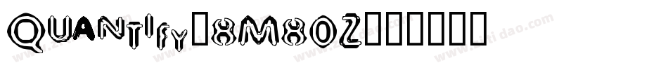 Quantify-8M80Z字体转换