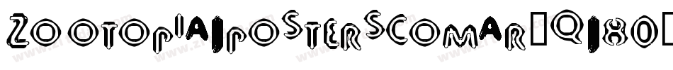 ZootopiaJposterscomar-qJ80字体转换