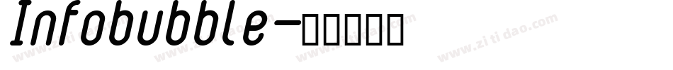 Infobubble字体转换