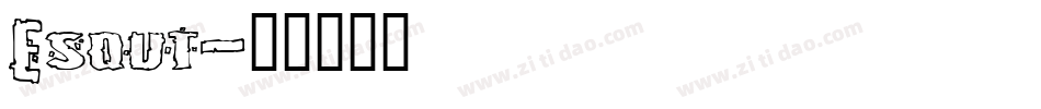 Esqut字体转换